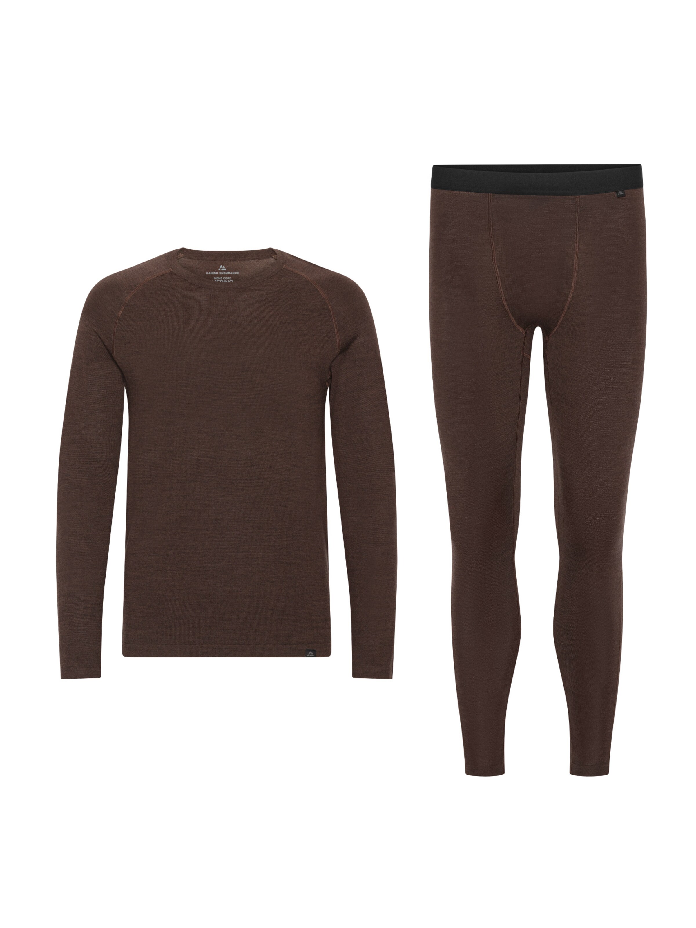 Base Layer 'Core Merino' DANISH ENDURANCE en marron : devant