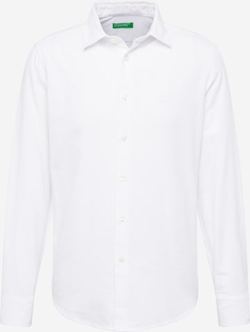 Regular fit Camicia di UNITED COLORS OF BENETTON in bianco: frontale