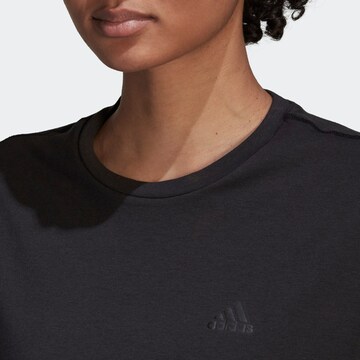 ADIDAS SPORTSWEAR Funkcionalna majica 'Run Icons Made With Nature ' | črna barva