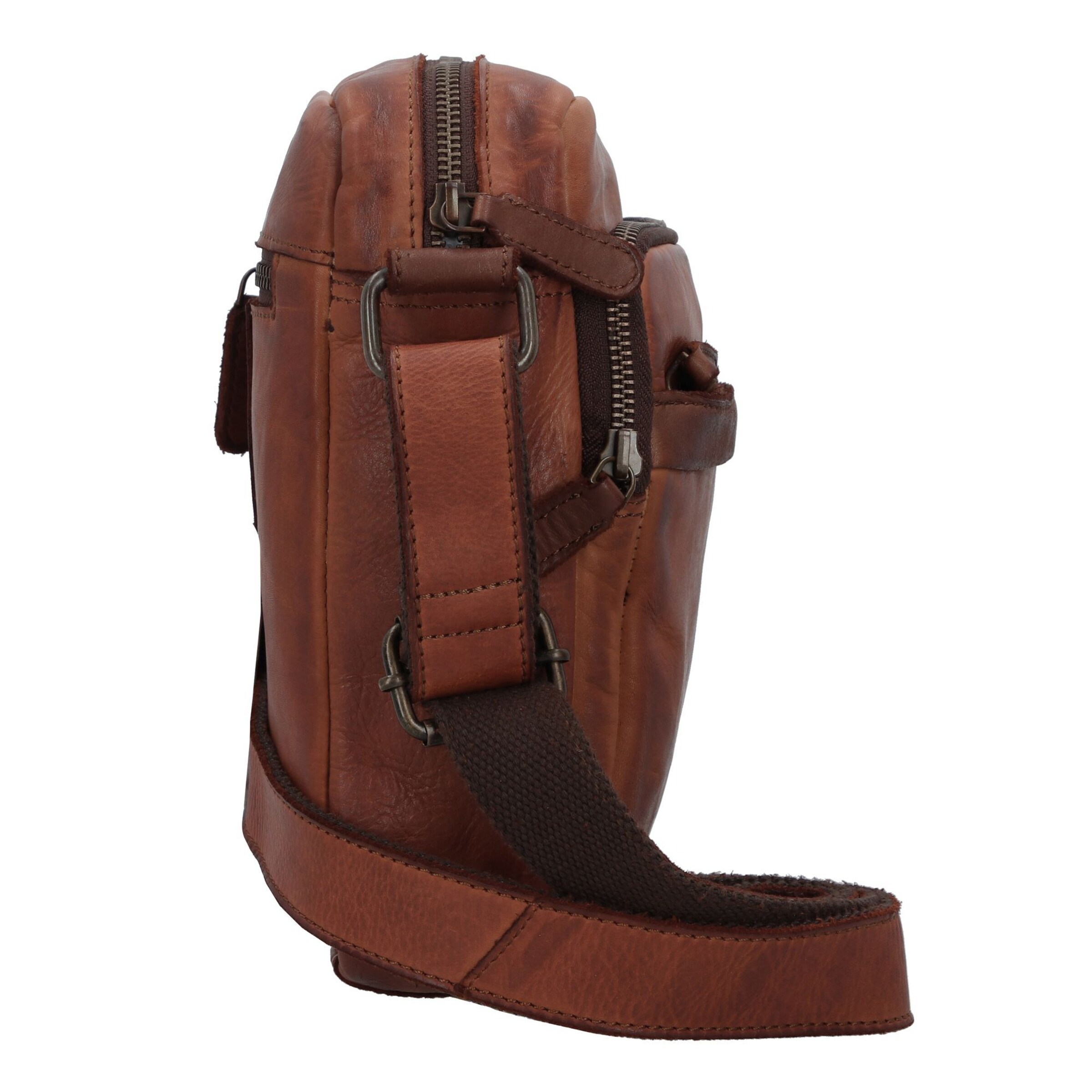 Harbour 2nd Schoudertas 'Urban Poets' in Bruin