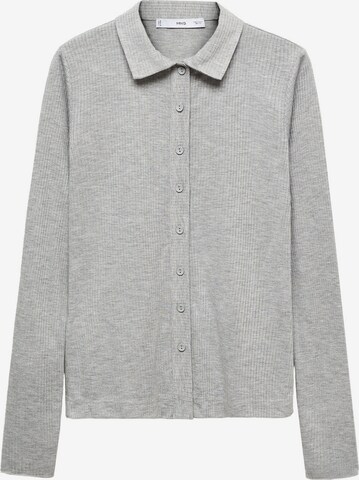 MANGO Blouse 'DAN' in Grey: front