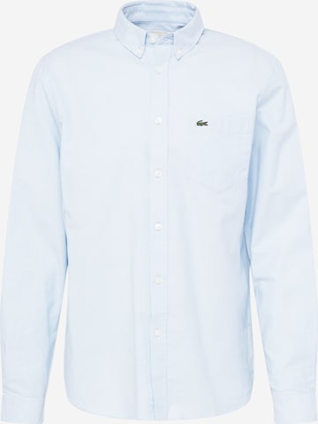 LACOSTE Business Shirt in Blue: front