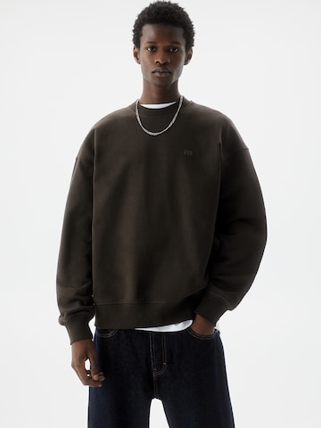 Pull&Bear Sweatshirt i brun: forside