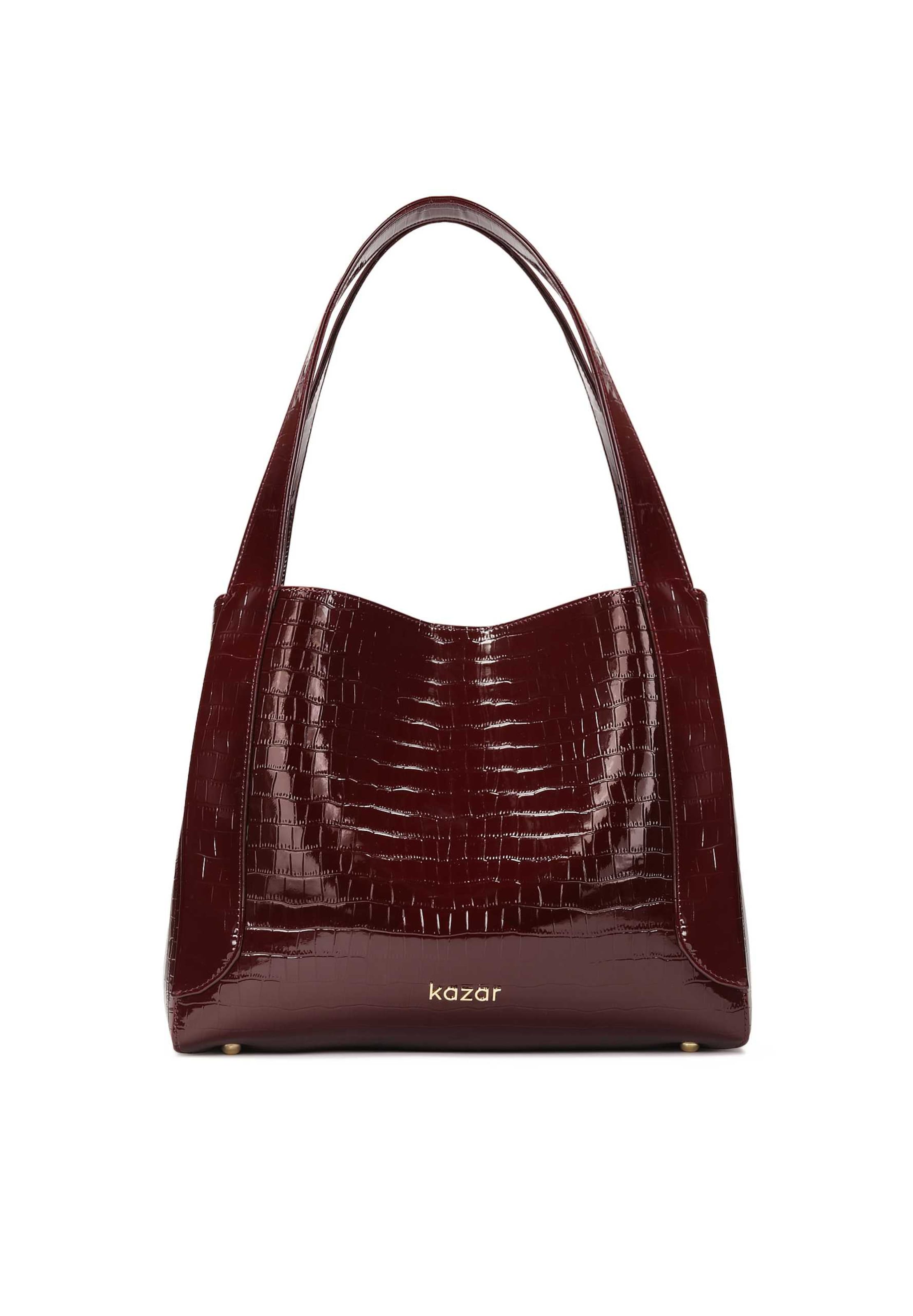 Kazar Schoudertas in Rood: voorkant