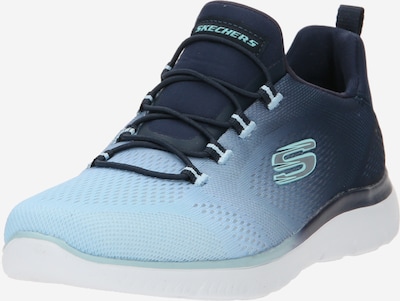 SKECHERS Sneaker in blaumeliert / weiß, Produktansicht