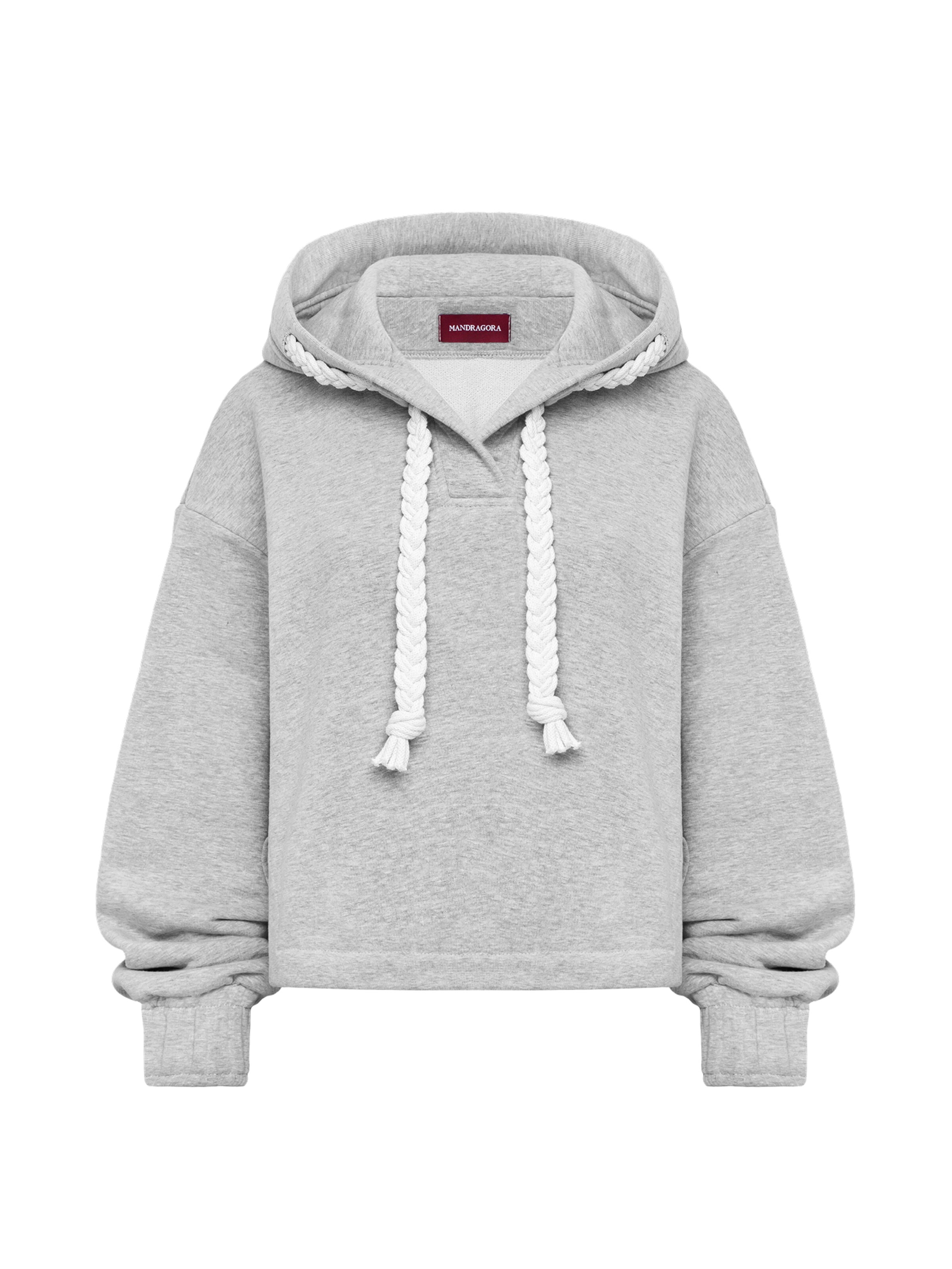 mandragora Sweatshirt 'Sento'‌‌‌‌‌‌‌ in Grau: Vorderseite