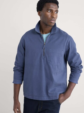 Seasalt Cornwall Overgangsjakke 'Farrow Smock' i blå: forside