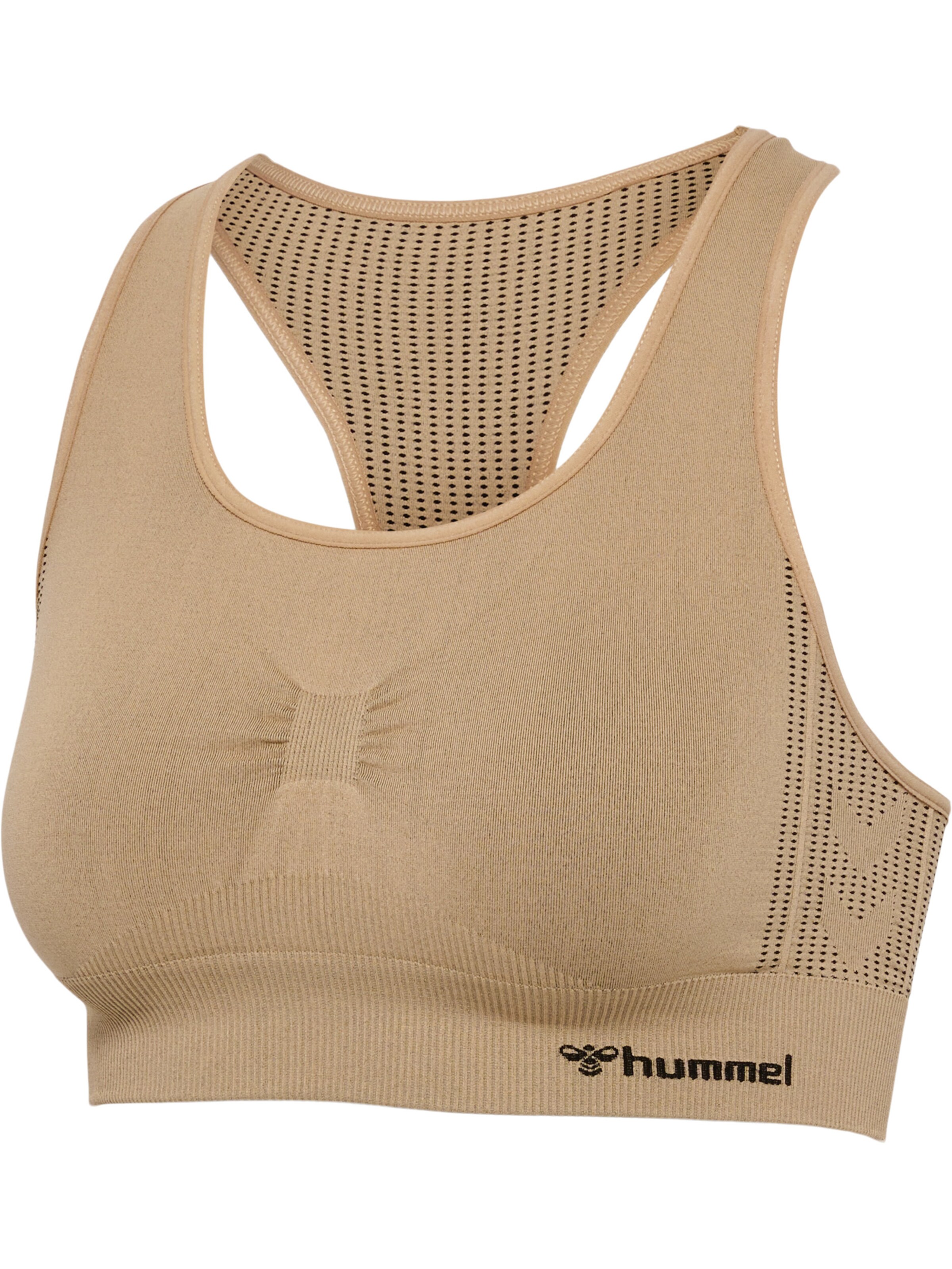 Hummel Bustier Sports-BH i beige