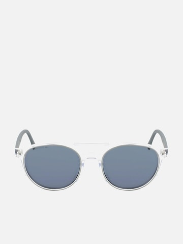 LACOSTE Sunglasses 'Lacoste L881S N Crystal/grey 52/18/145 UNISEX Sunglasses' in Grey: front