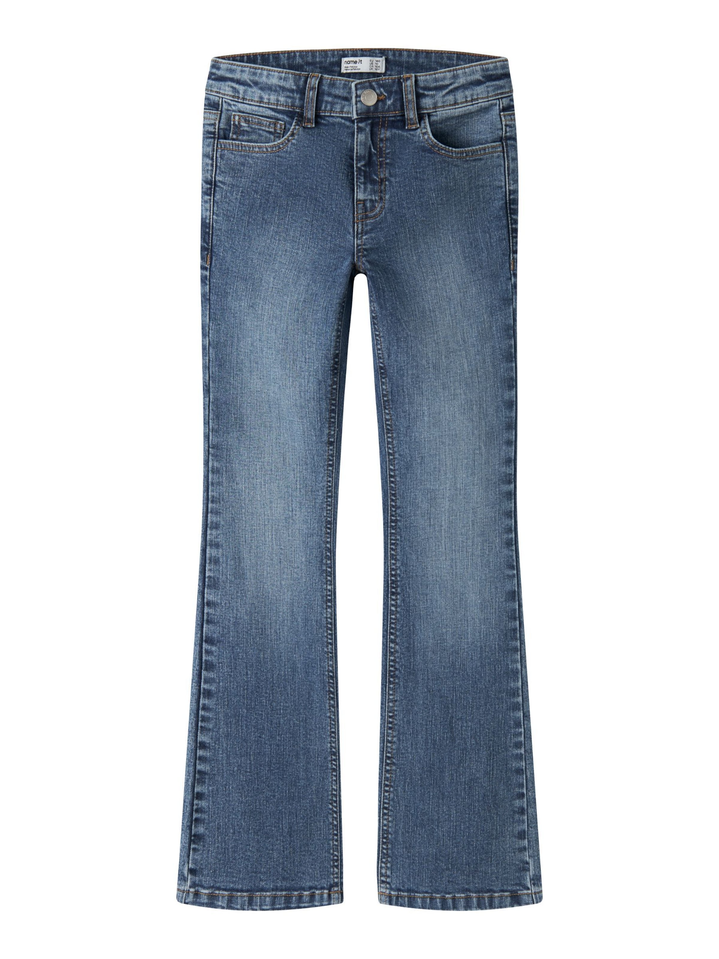NAME IT Bootcut Jeans i blå: forside