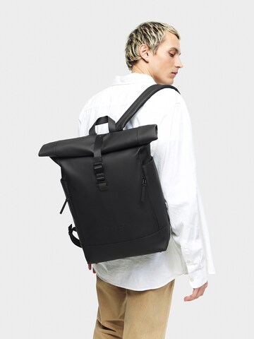 Sac à dos Gaston Luga en noir : devant