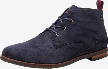LLOYD Lace-Up Boots in Blue: front