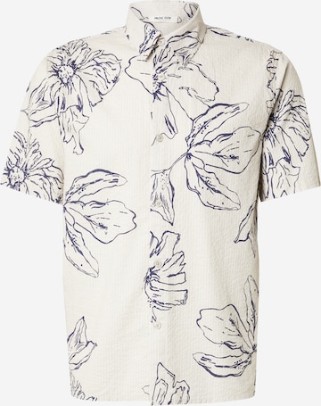 Coupe regular Chemise 'INGarden' INDICODE JEANS en gris : devant