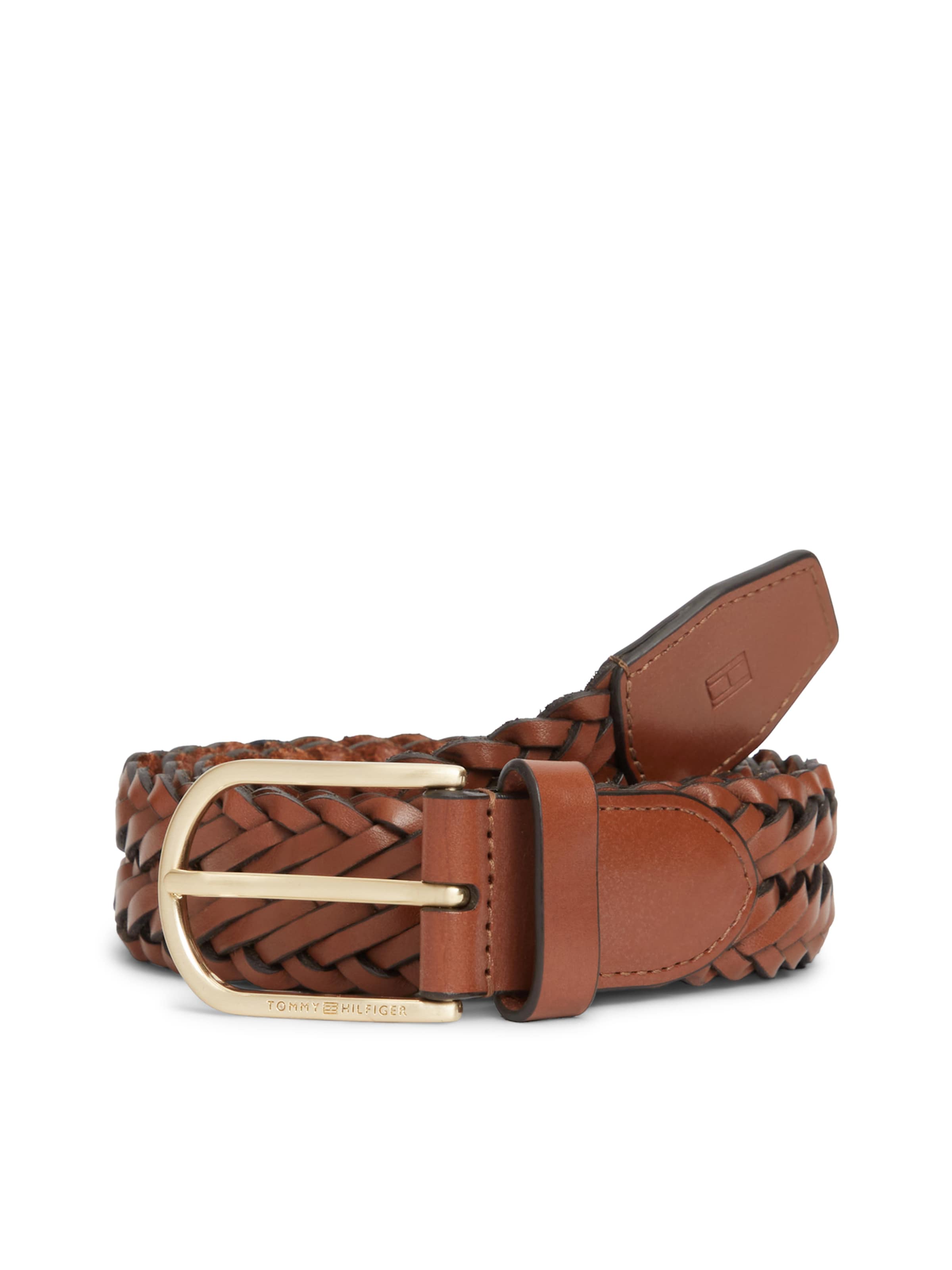 TOMMY HILFIGER Belt 'ARCHIVE' in Brown: front