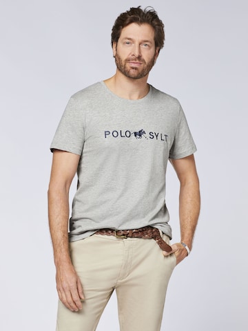 Polo Sylt Shirt in Grey: front