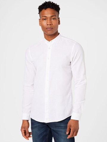 STRELLSON Regular fit Button Up Shirt in White: front