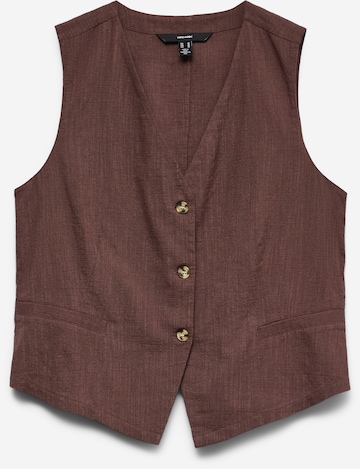 VERO MODA Suit Vest 'VMCaia' in Brown: front