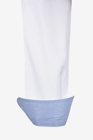 DENIM CULTURE Slim Fit Hemd 'BRADLEY' in Weiß