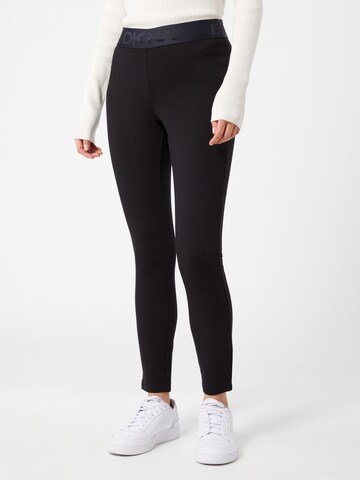 DKNY Skinny Leggings 'FOUNDATION- 5' in Black: front