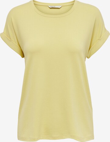 T-shirt 'MOSTER' ONLY en jaune : devant