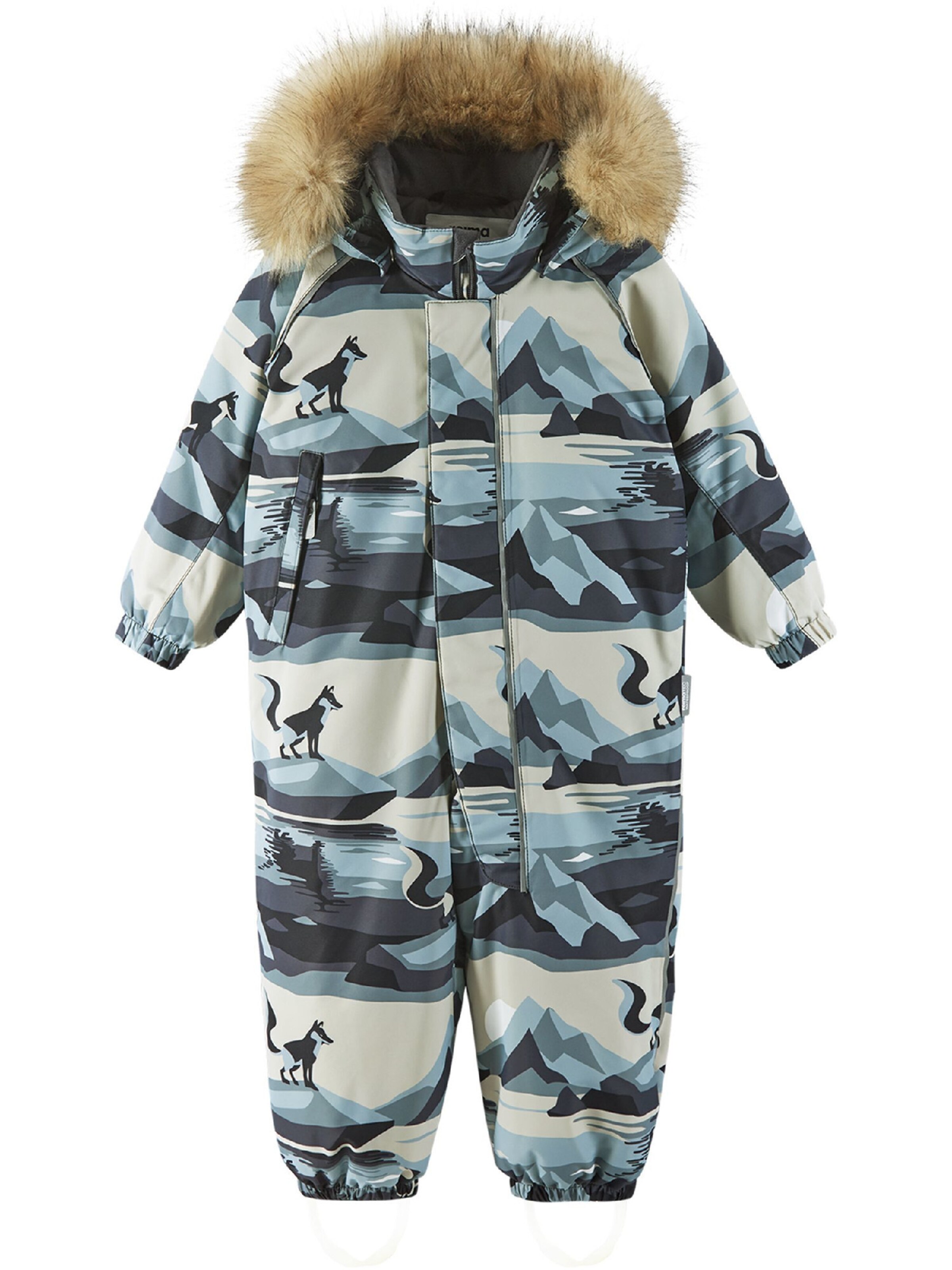 Reima Functioneel pak 'Lappi' in Beige: voorkant