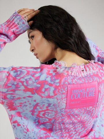 Pulover de la Versace Jeans Couture pe albastru