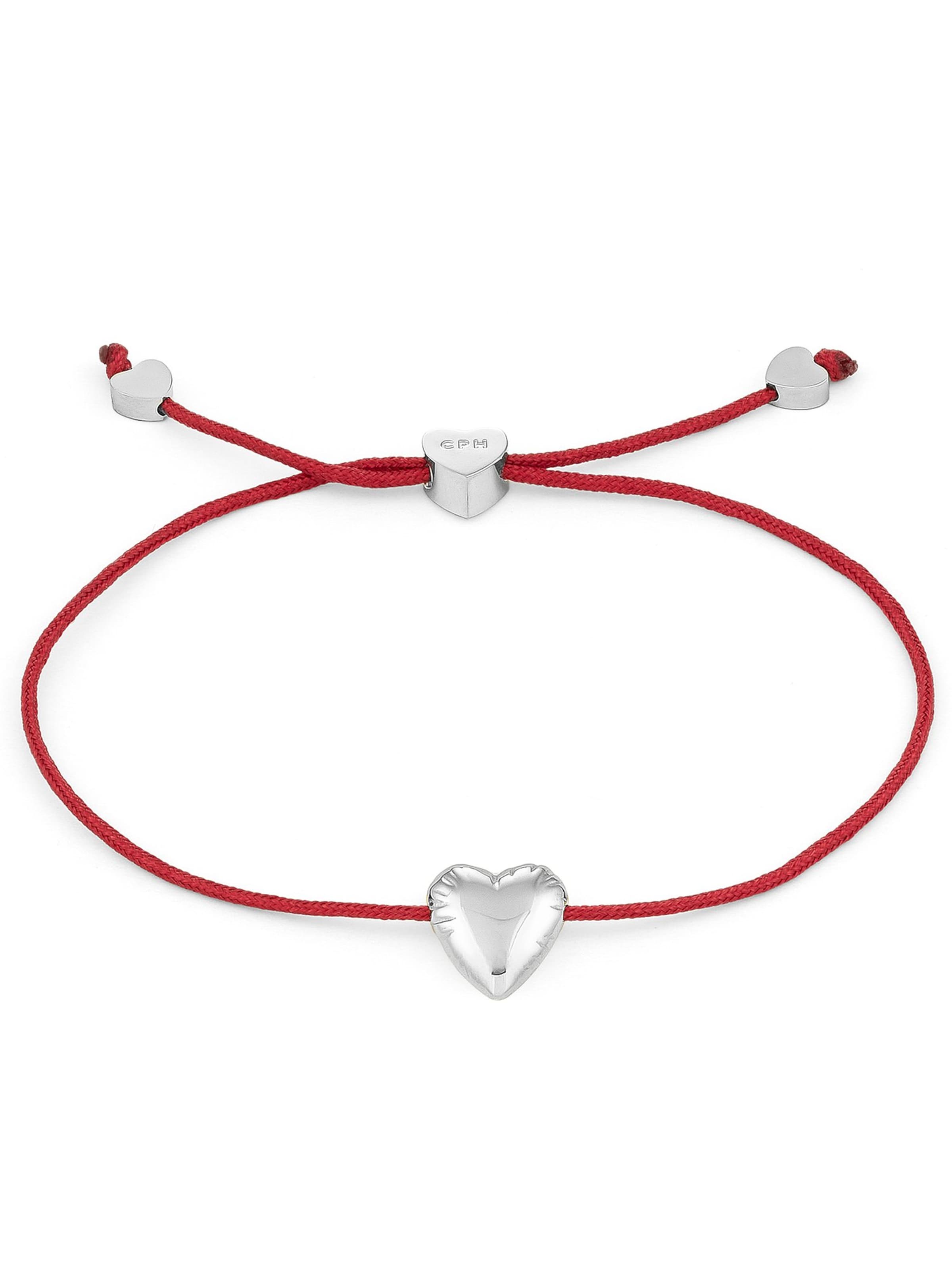 Copenhagen Studios Bracelet 'Balloon Hearts' in Red