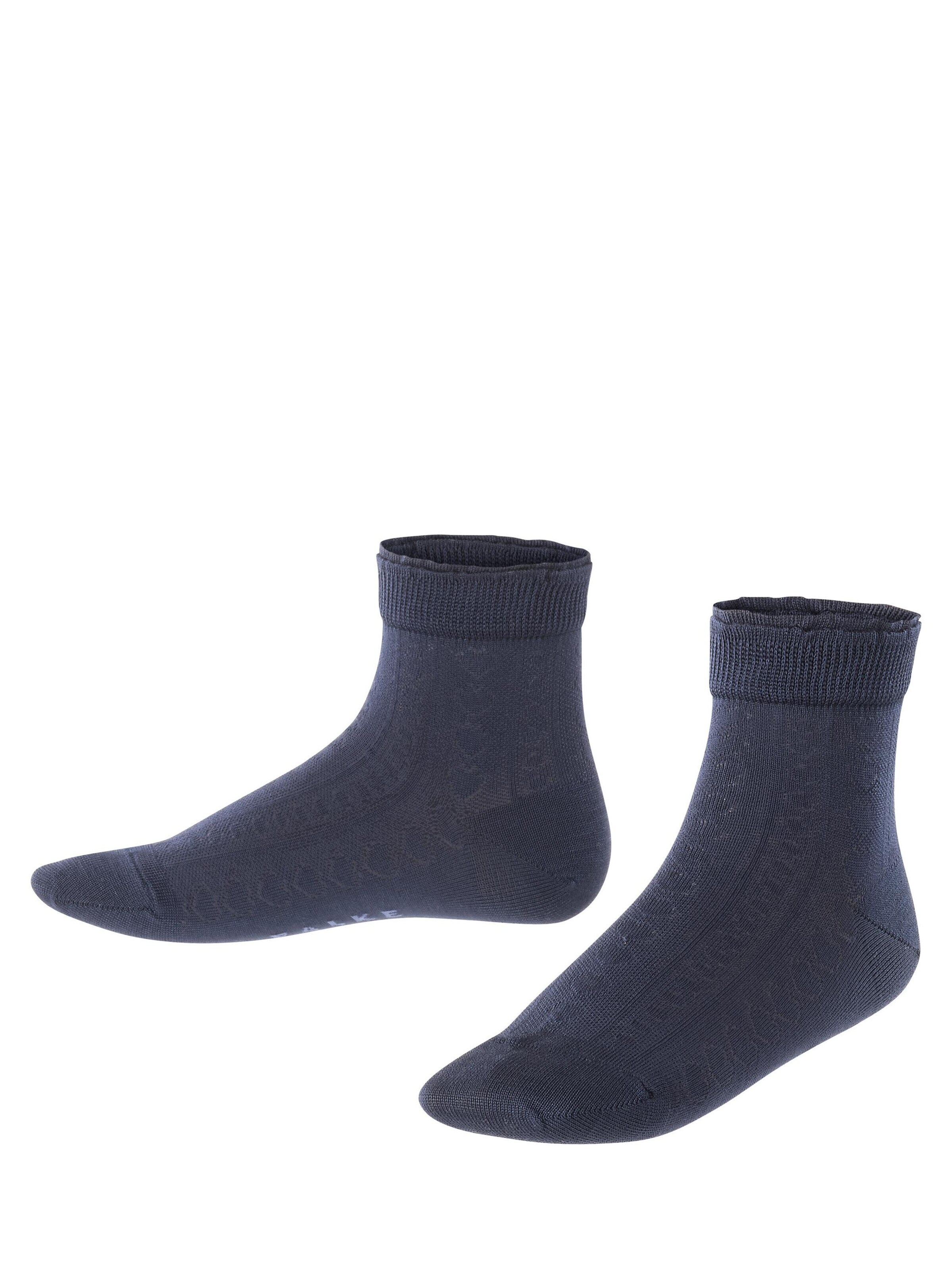 FALKE Socks 'Romantic Net' in Blue: front