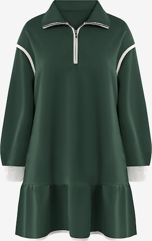 Imily Bela Šaty - Zelená: predná strana