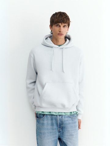 Pull&Bear Sweatshirt in Blauw: voorkant