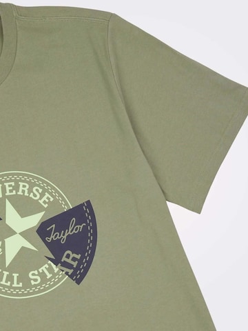 CONVERSE Shirt 'Converse Distort Tee'‌‌‌‌‌‌ in Grün
