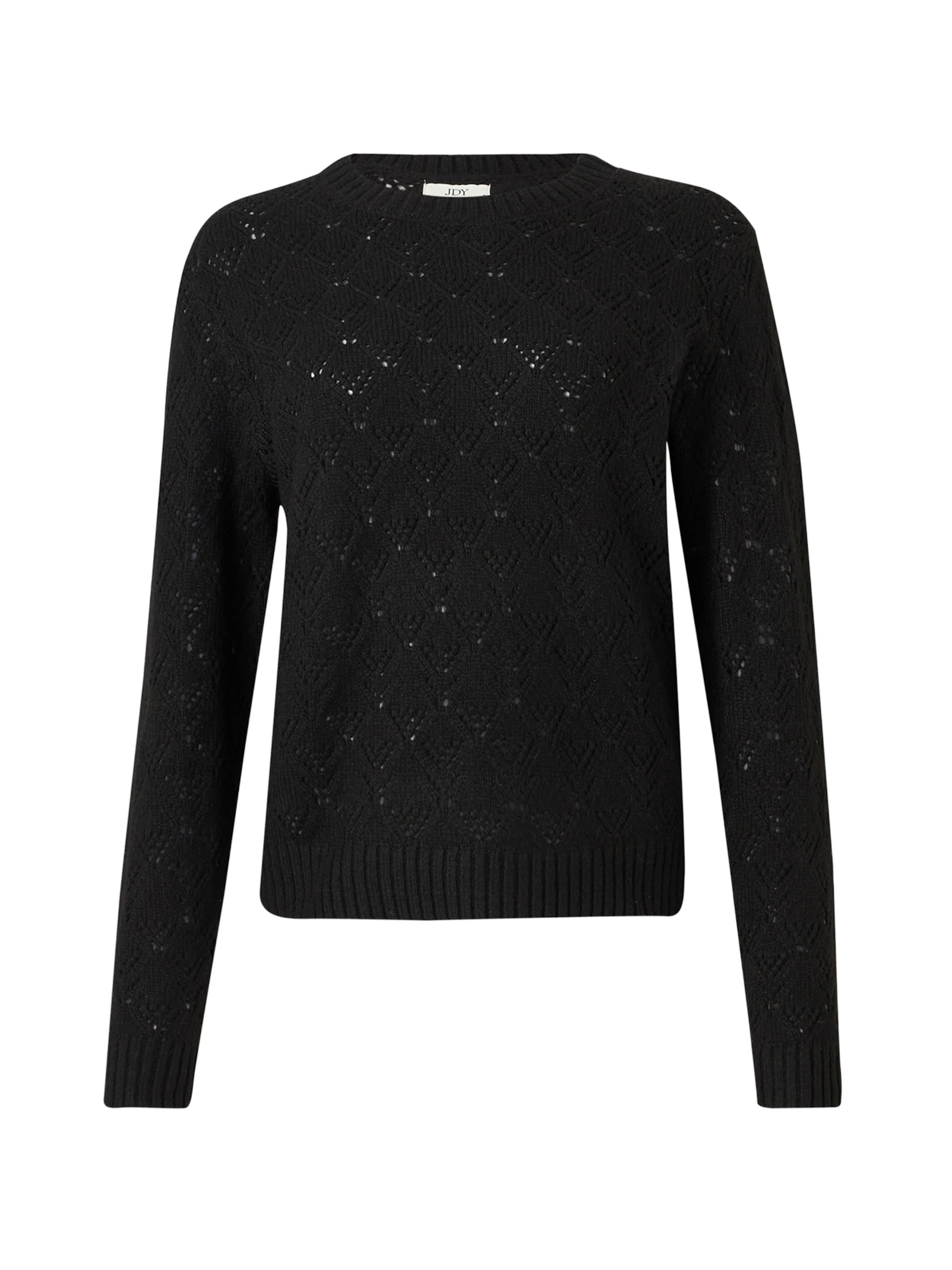 JDY Sweater 'JDYAMANDA' in Black: front