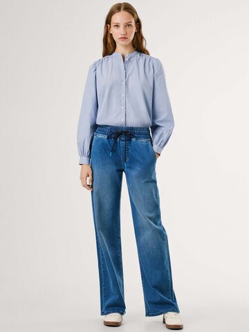 Pepe Jeans Loosefit Jeans in Blauw: voorkant