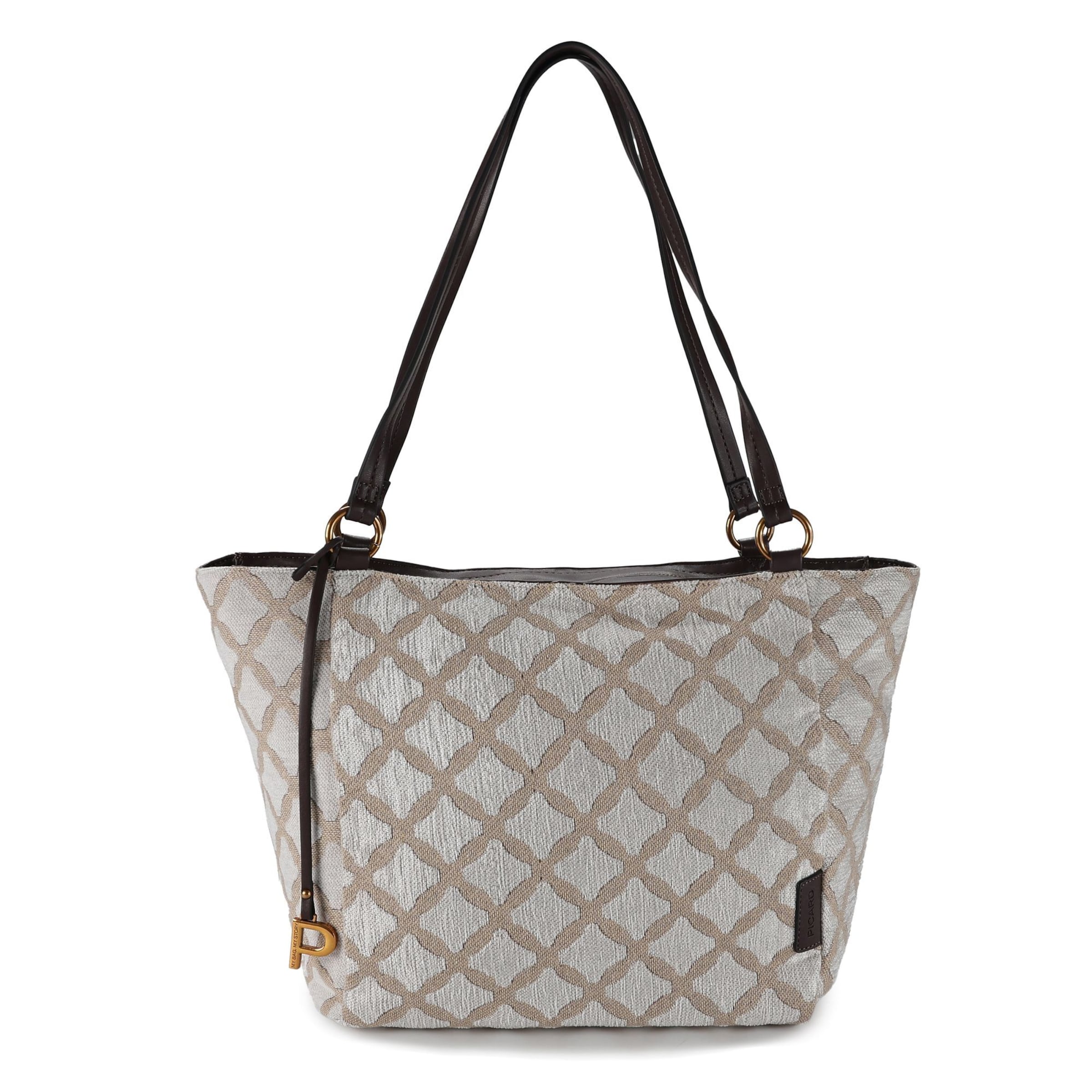 Borsa a spalla di Picard in marrone: frontale