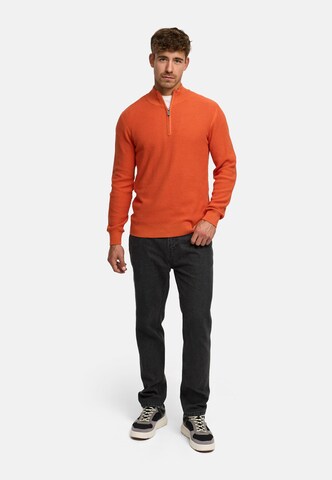INDICODE JEANS Sweater ' Bull ' in Orange