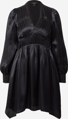 AllSaints - Vestido 'ESTA' en negro: frente