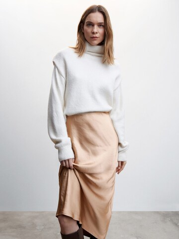 MANGO Skirt 'AGATA' in Beige