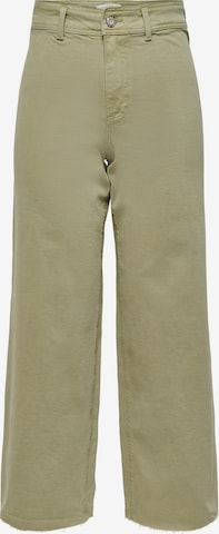 ONLY Wide leg Jeans 'Sylvie' in Green: front