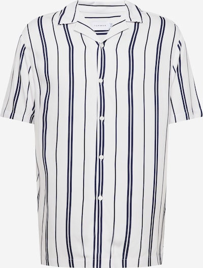 TOPMAN Button Up Shirt in Navy / White, Item view