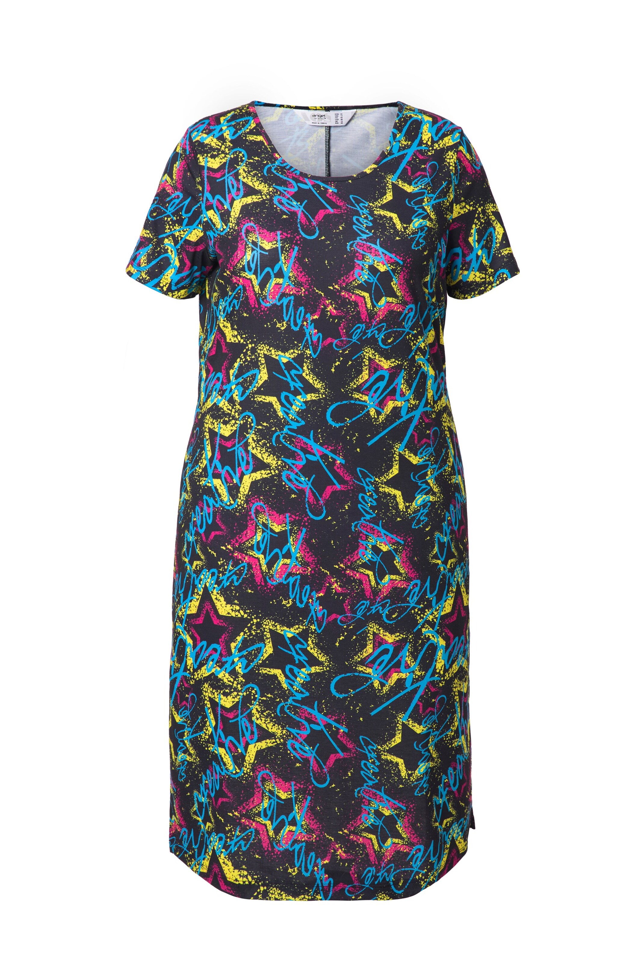 Angel of Style Jurk in Zwart: voorkant