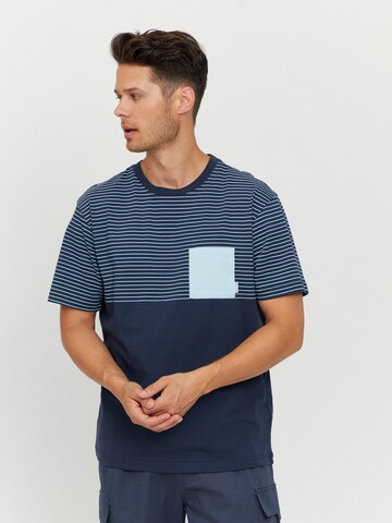 mazine T-Shirt ' Felton Striped T ' in Blau: predná strana