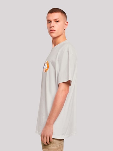 F4NT4STIC Shirt 'Heroes of Childhood Pinocchio Sundowner' in Grey