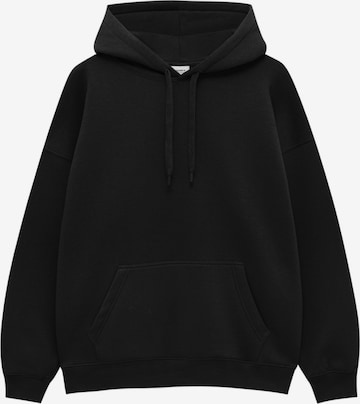 Pull&Bear Sweatshirt in Zwart: voorkant