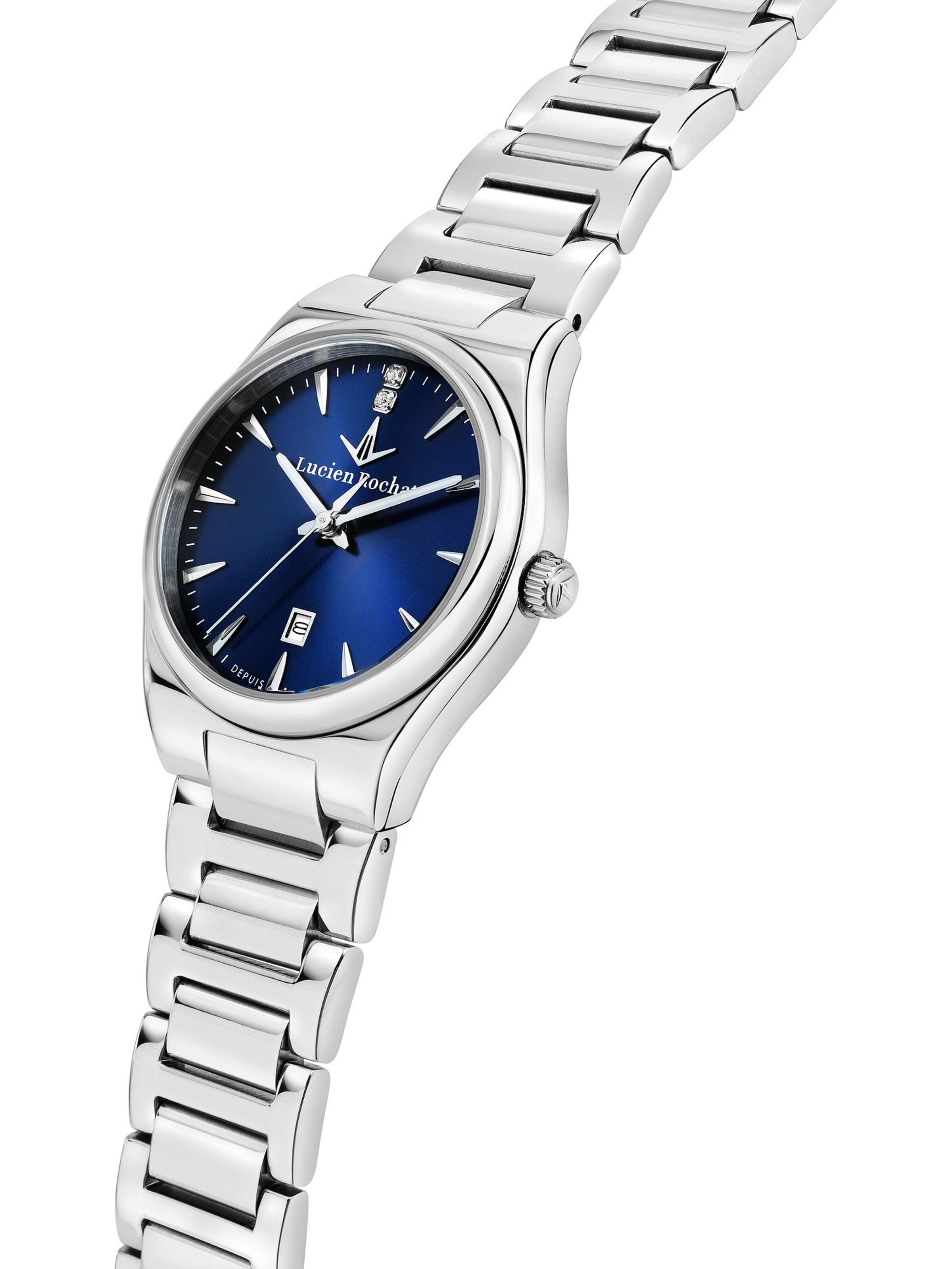Lucien Rochat Analoguhr in Silber