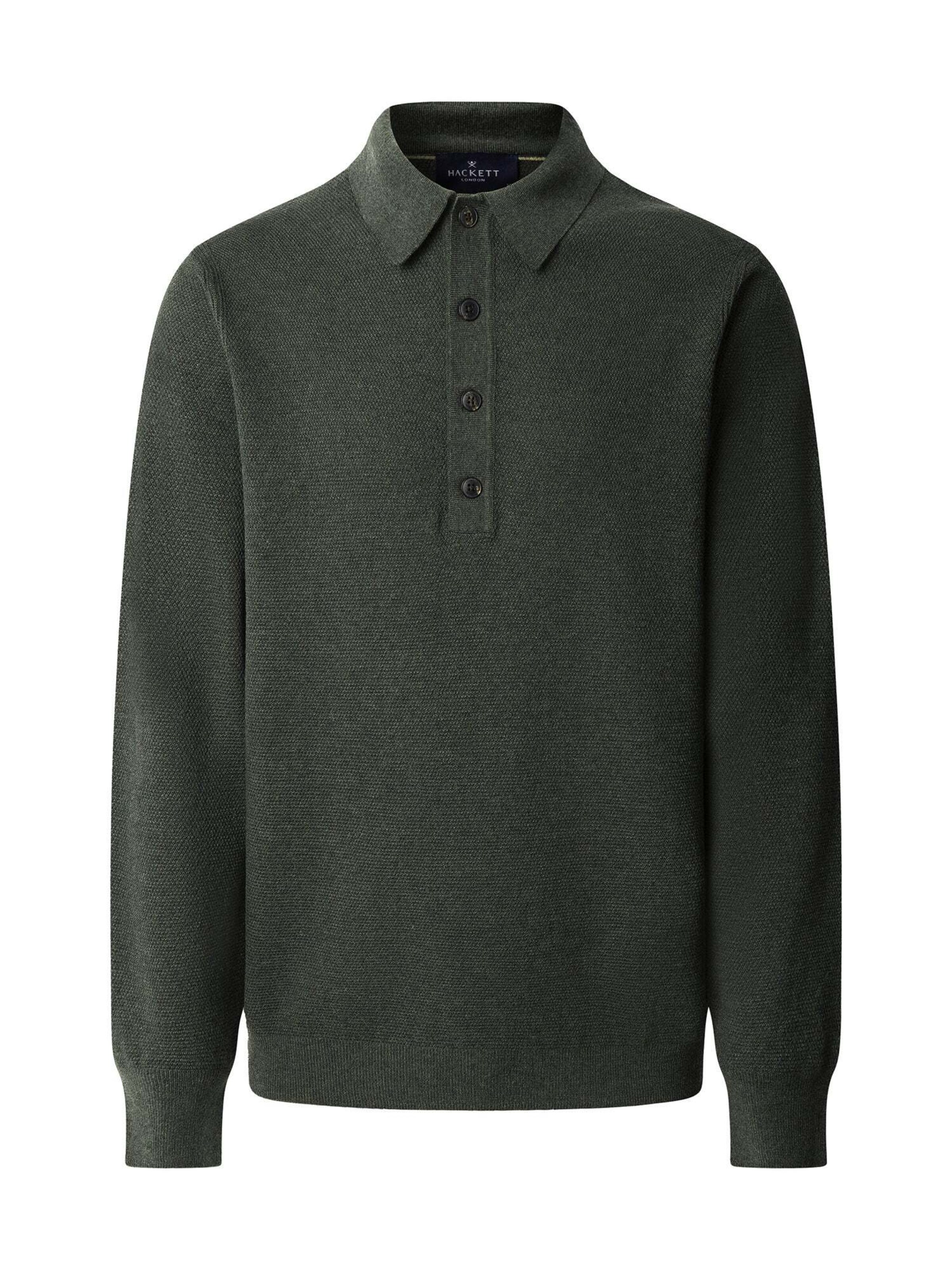 Hackett London Pullover in dunkelgrün, Produktansicht