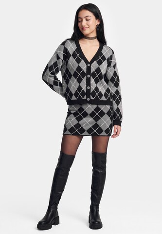 myMo ROCKS Knit Cardigan in Black