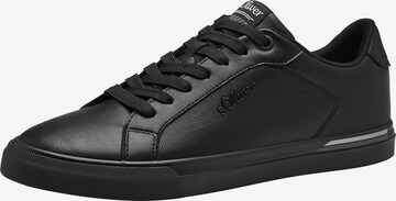 s.Oliver Sneakers laag in Zwart: voorkant