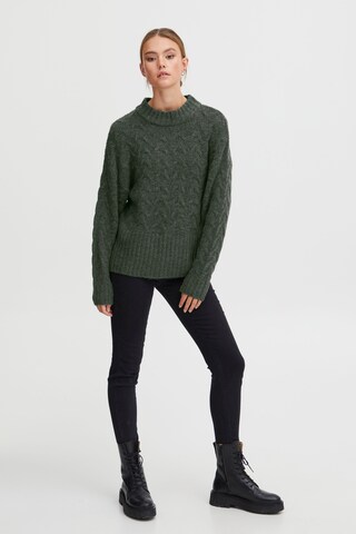 PULZ Jeans Pullover 'ASTRID' in Grün