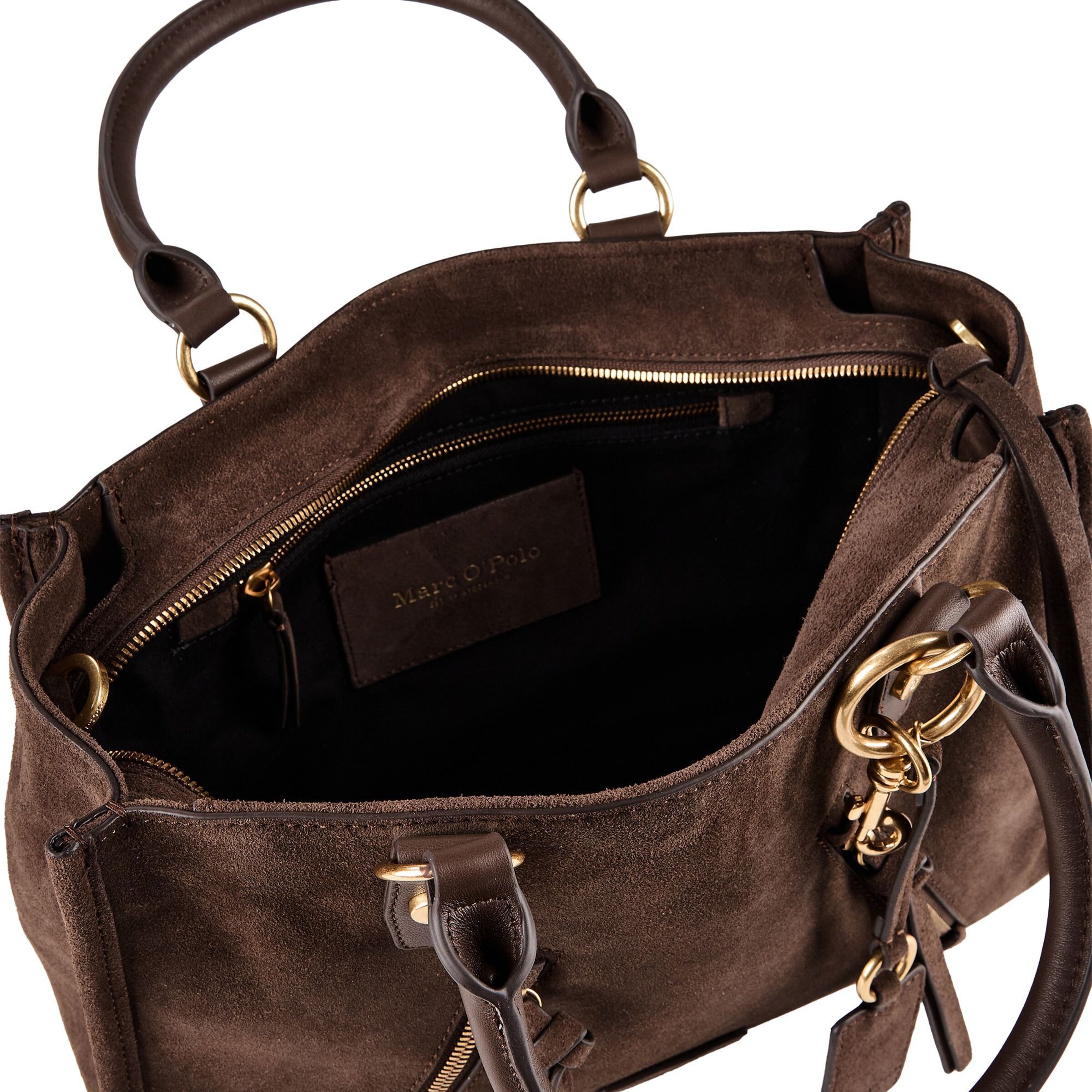 Marc O'Polo Handtas in Bruin