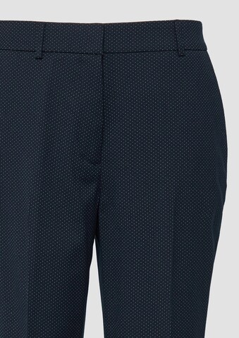 s.Oliver BLACK LABEL Slimfit Pantalon in Blauw